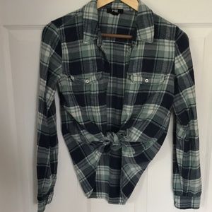 Paige flannel plaid button up